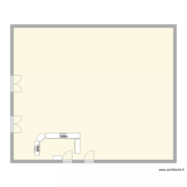 ygv. Plan de 1 Pièce et 147 m²