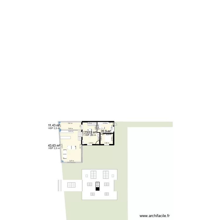 L&eacute;on renault ext cuisine salon simplifi&eacute;. Plan de 