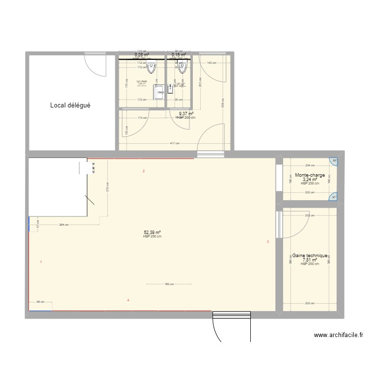 Raal rez gauche - plaque inox . Plan de 0 pièce et 0 m2