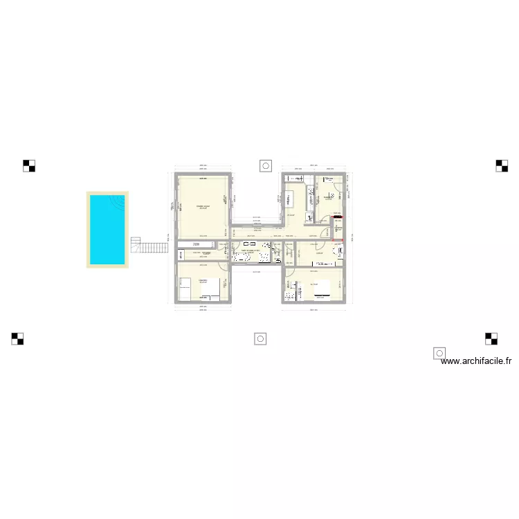 plan au 14-2-25-modif pour chantier. Plan de 