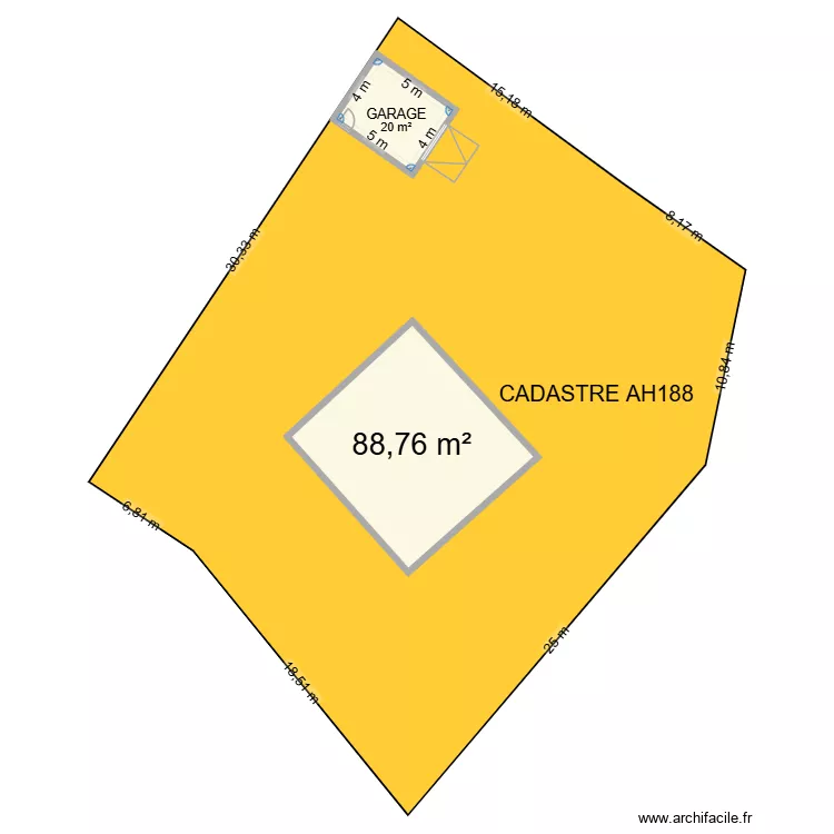 PLAN DE SITUATION. Plan de 2 et 109 m² PLAN DE SITUATION. Plan de 2 et 109 m²