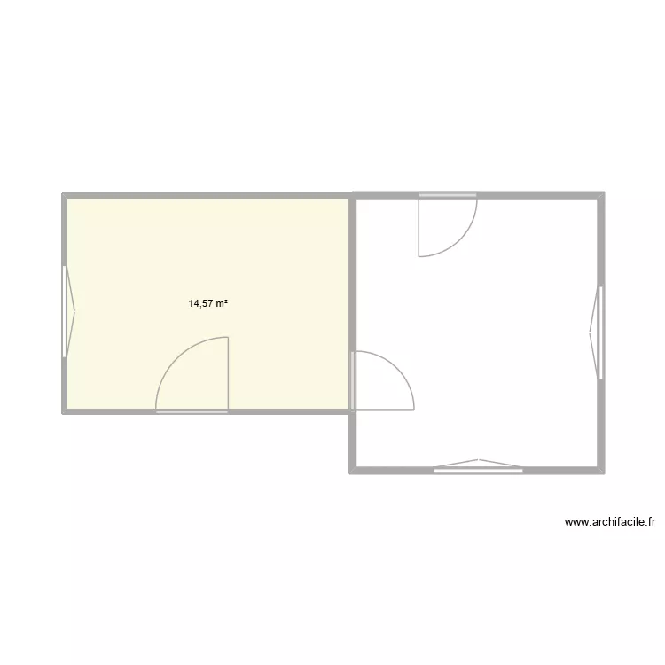 rdc. Plan de 1 et 15 m² rdc. Plan de 1 et 15 m²