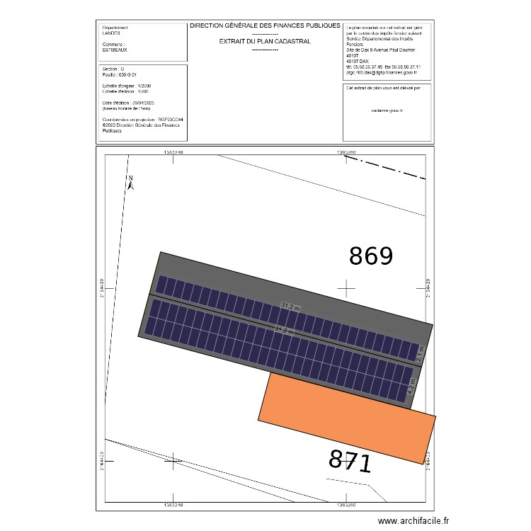 di serio. Plan de 0 pièce et 0 m2