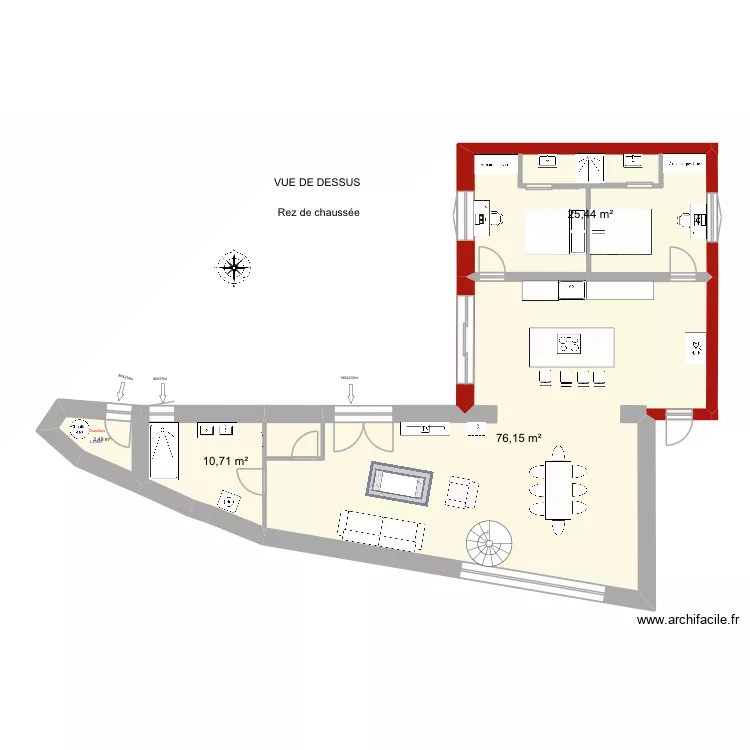 GRANGE5. Plan de 4 et 115 m² GRANGE5. Plan de 4 et 115 m²