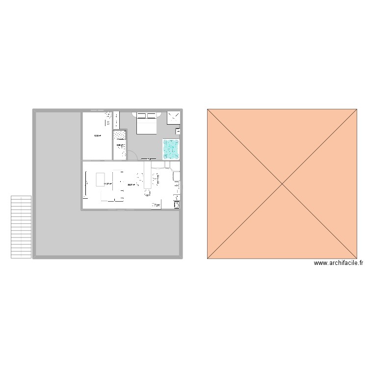 bigos2. Plan de 4 pièces et 223 m2