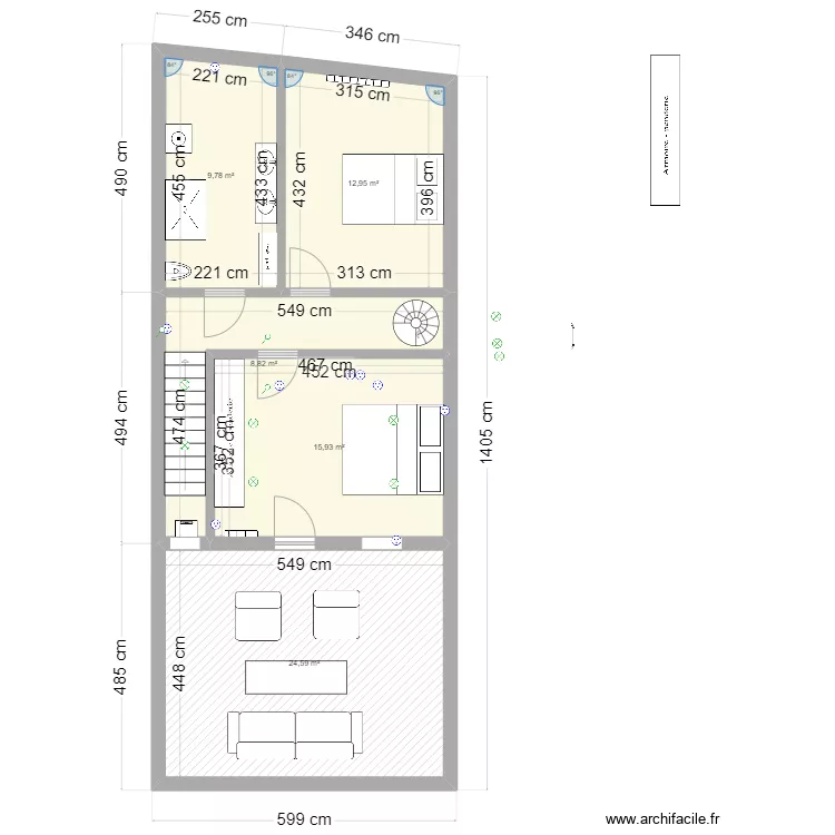 Cavell etage newneww. Plan de Cavell etage newneww. Plan de