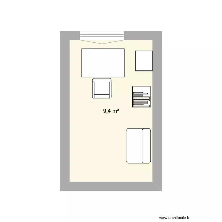 bureau2. Plan de 1 Pièce et 9 m² bureau2. Plan de 1 Pièce et 9 m²
