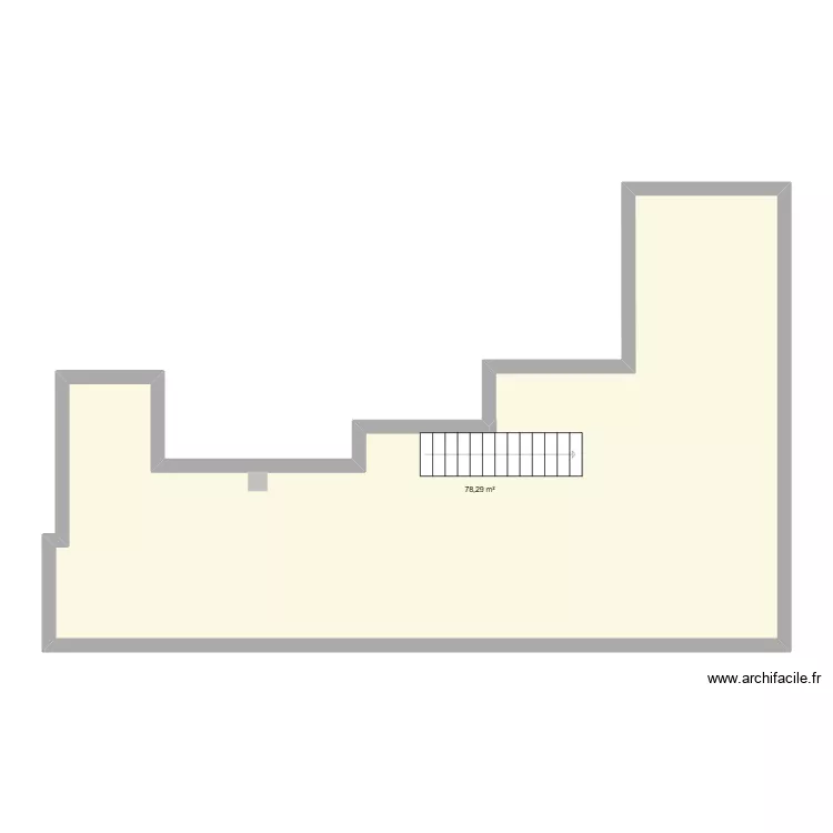 cabinet. Plan de 1  et 78 m²