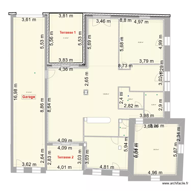 La Vergene Cotes &agrave; jour Reel avec clo V3. Plan de 