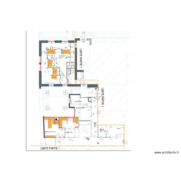 Saint-Fons  plan actuel. Plan de 0 pièce et 0 m2