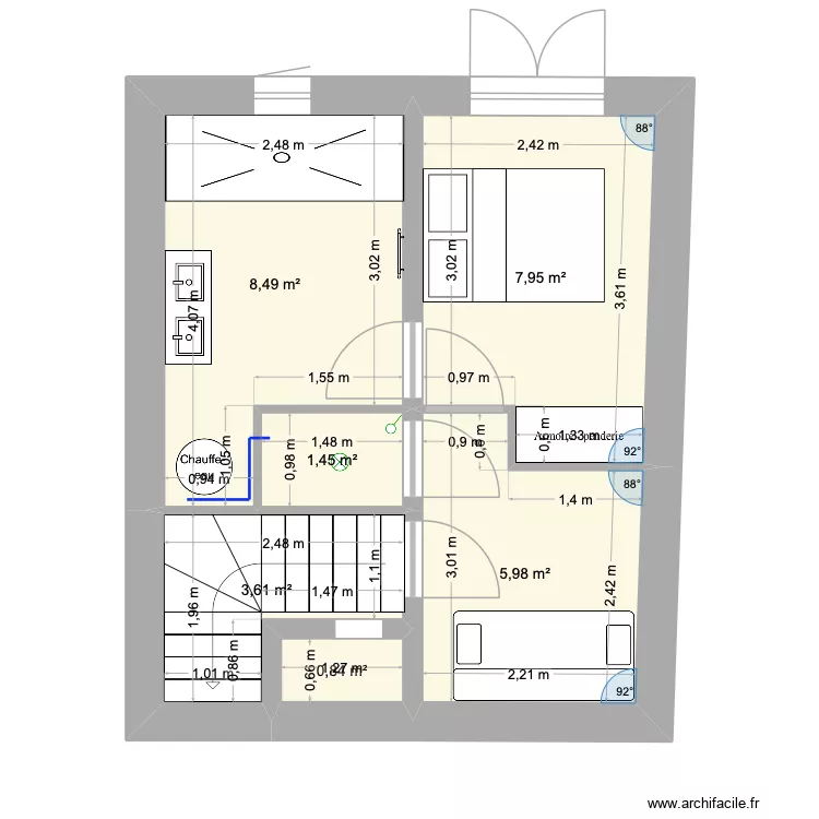 RDC bethmale 2 LIT. Plan de RDC bethmale 2 LIT. Plan de