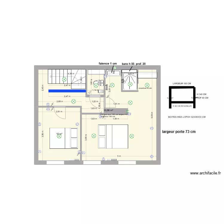 R+1 ELECTRICITE DOUCHE MODIF 20250310. Plan de 