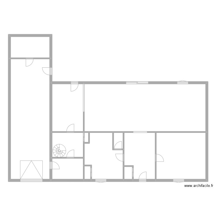 DUBOIS RDC. Plan de 13 pièces et 228 m2