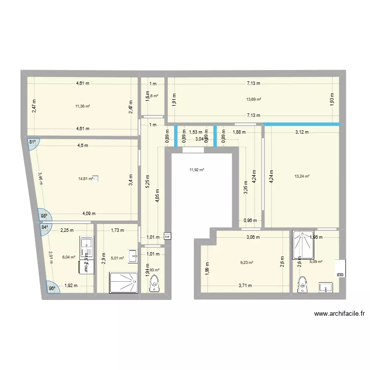 quai anatole france A11. Plan de 