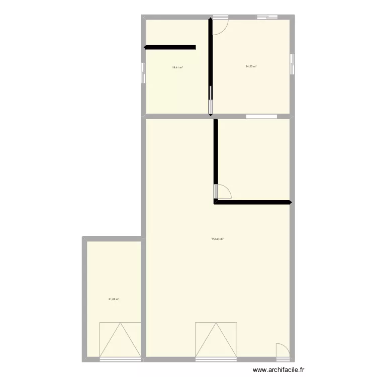 plan vue de dessus. Plan de 
