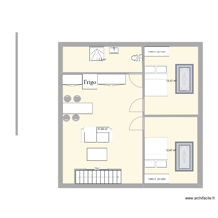 Etage. Plan de 0 pièce et 0 m2 Etage. Plan de 0 pièce et 0 m2