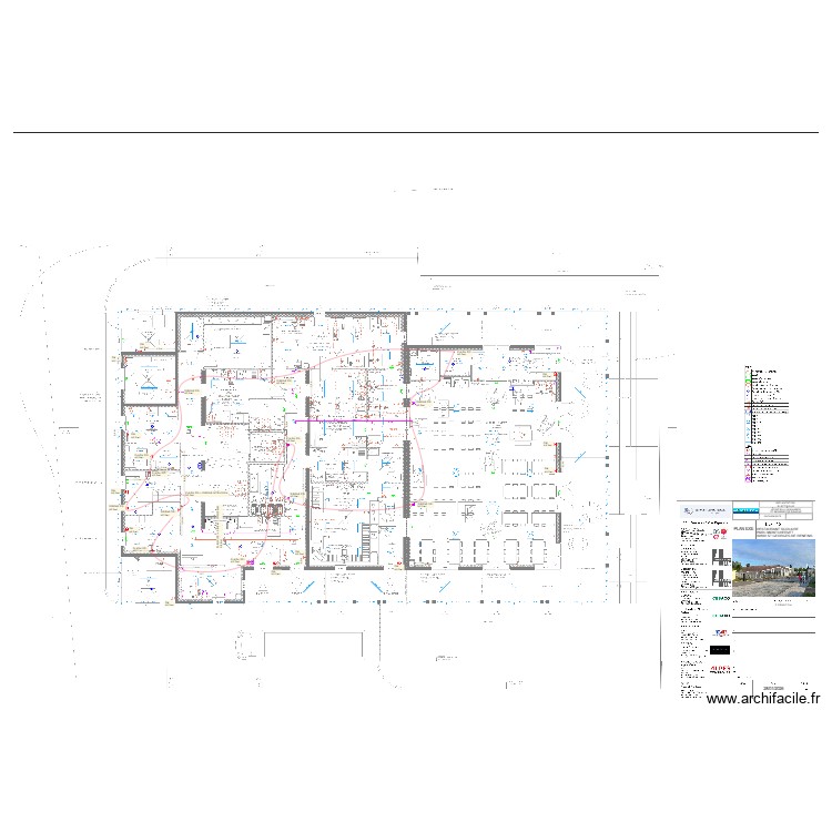 CUISINE CENTRALE - INCENDIE. Plan de 0 pièce et 0 m2