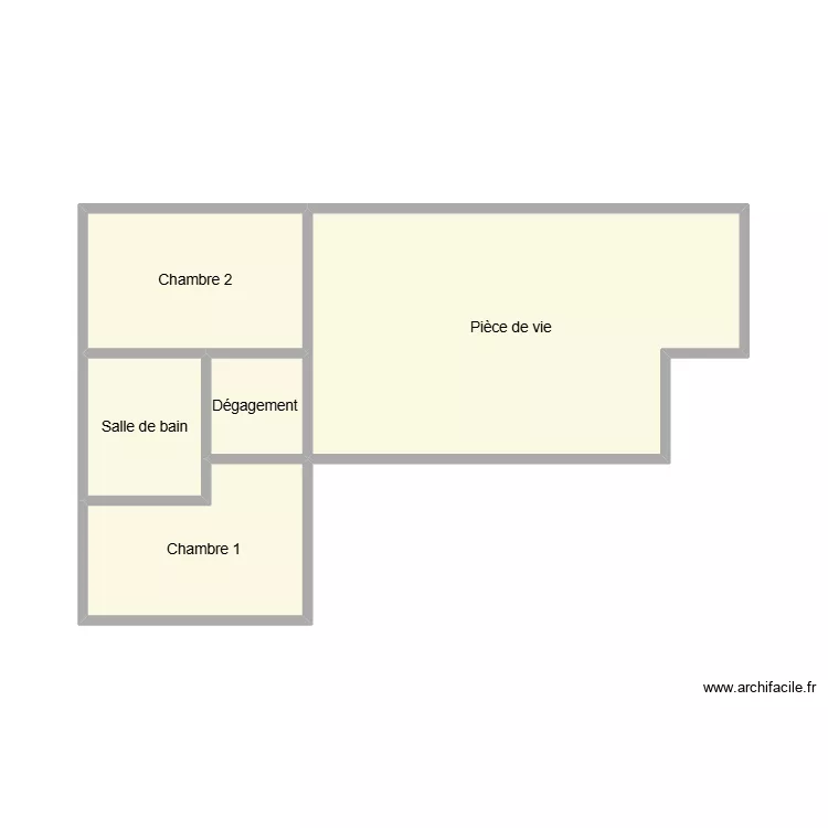 2603 BOUCHER. Plan de 5  et 26 m²