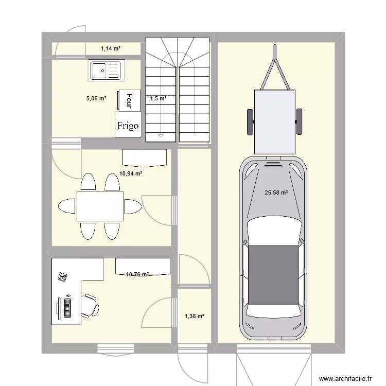 local caca. Plan de 7 et 56 m² local caca. Plan de 7 et 56 m²
