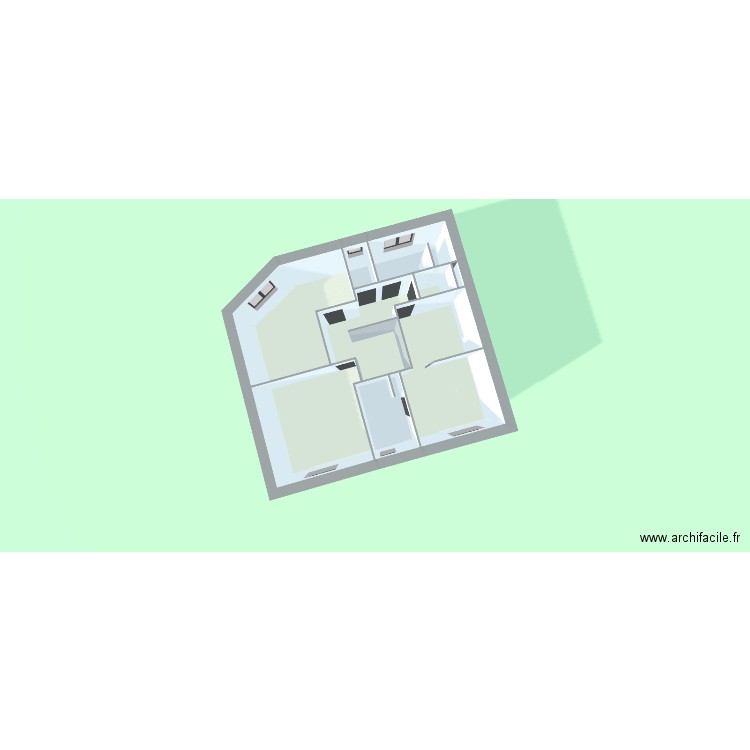 184 oct 2025 cf nouvelle proposition. Plan de 14 pièces et 119 m2