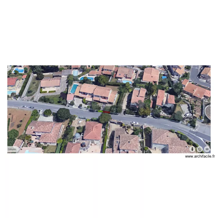 plan DP08 apres travaux cloture. Plan de 