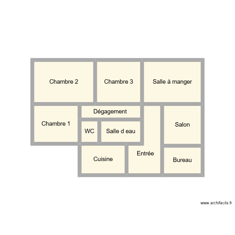 2506 MARZIN. Plan de 11 pièces et 15 m2