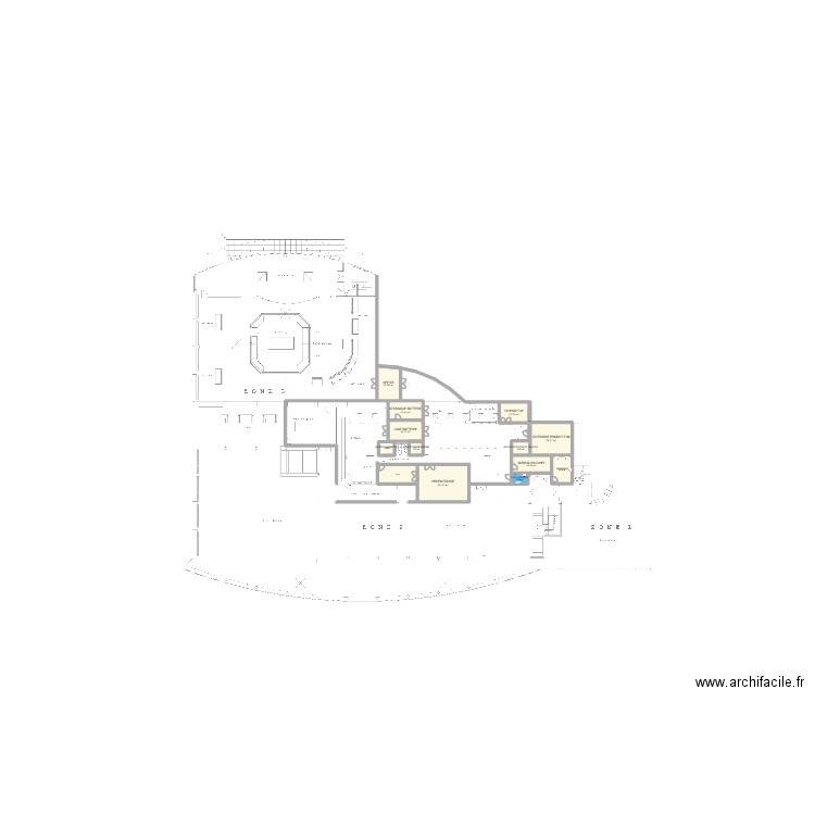 TEST 2 RU CAEN. Plan de 14 pièces et 182 m2