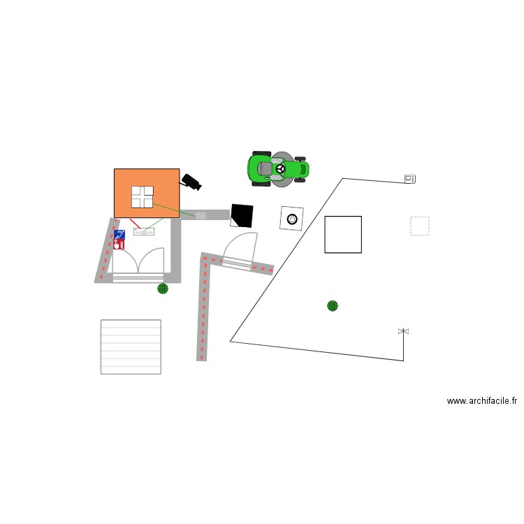 maison. Plan de 0 pièce et 0 m2