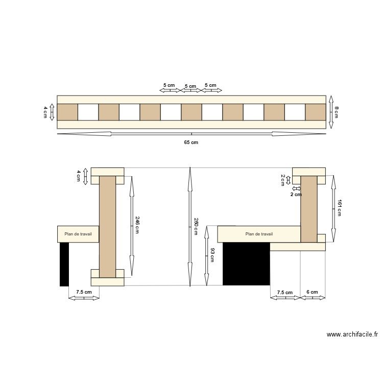 claustra 6. Plan de 0 pièce et 0 m2