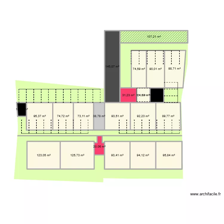commune st suzanne 36 LTS. Plan de 