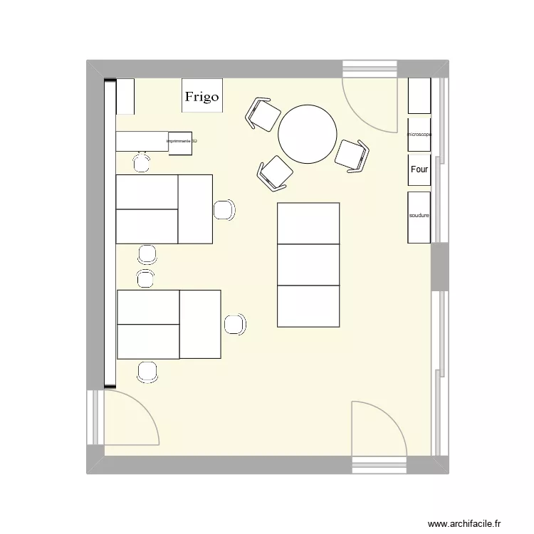 local easy space. Plan de 1 et 26 m² local easy space. Plan de 1 et 26 m²