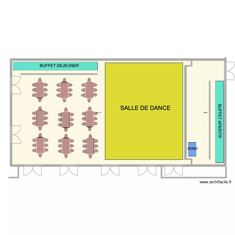 salle pont de bois origine implantation 3. Plan de 2 et 277 m² salle pont de bois origine implantation 3. Plan de 2 et 277 m²