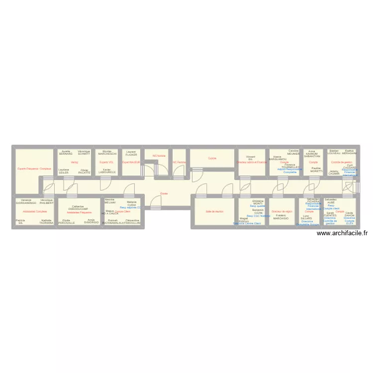RPAL_bureaux. Plan de 