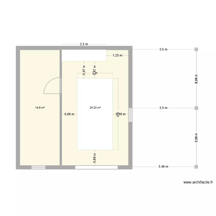 Garagendnvl. Plan de 2 et 39 m² Garagendnvl. Plan de 2 et 39 m²