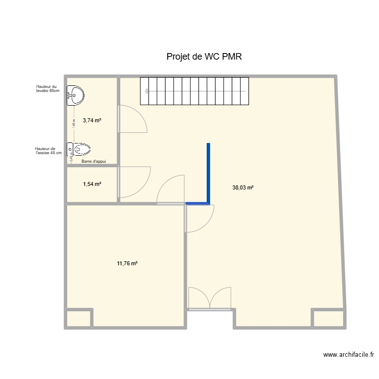 LASSO. Plan de 10 pièces et 108 m2