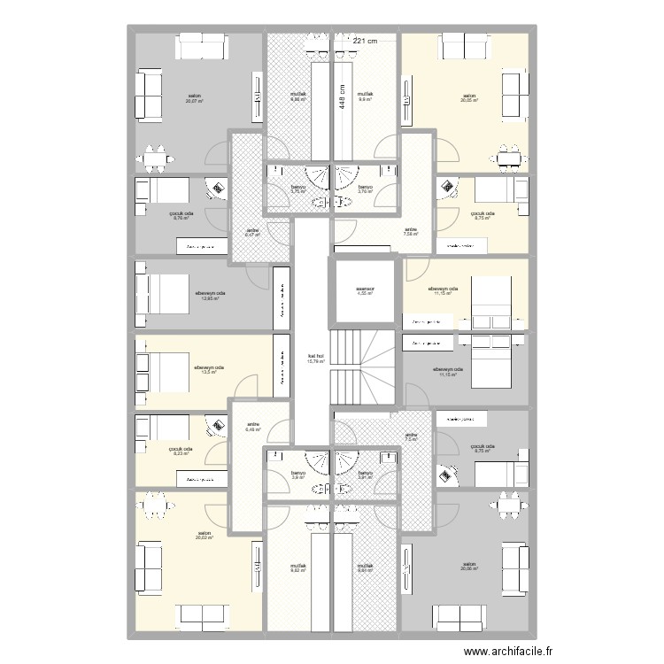 celaliye 1263/3 giris kat. Plan de 0 pièce et 0 m2