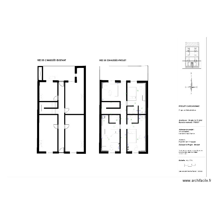 rdc carcassonne. Plan de 0 pièce et 0 m2