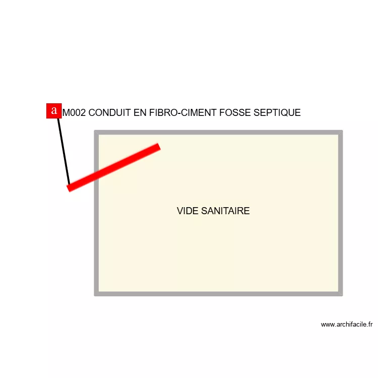 PLAN VIDE SANITAIRE MANDUEL. Plan de PLAN VIDE SANITAIRE MANDUEL. Plan de