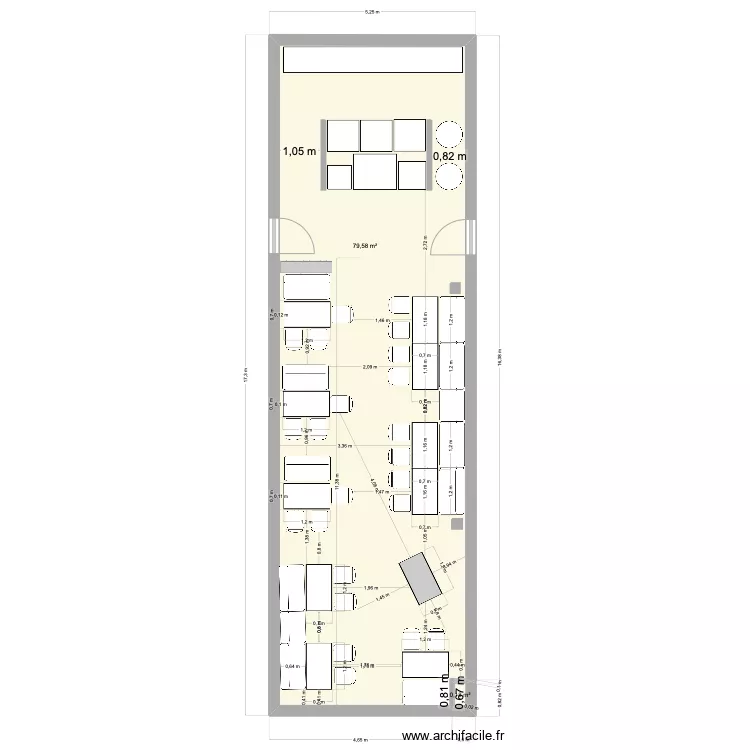 WVZ_SEZ Local de pause. Plan de 