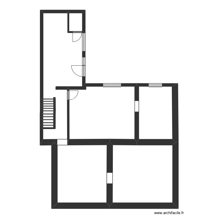 MAYEUR rdc. Plan de 30  et 247 m²
