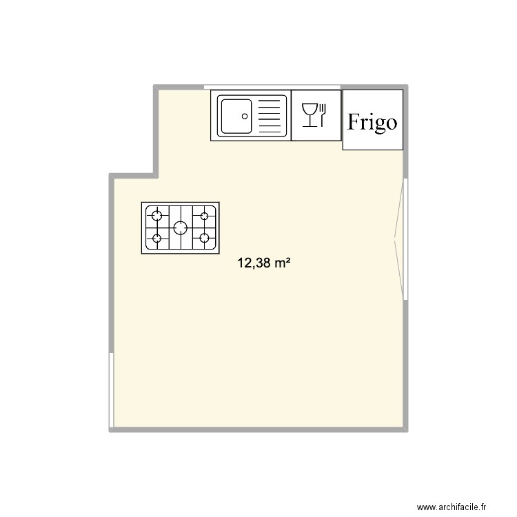 cui. Plan de 0 pièce et 0 m2