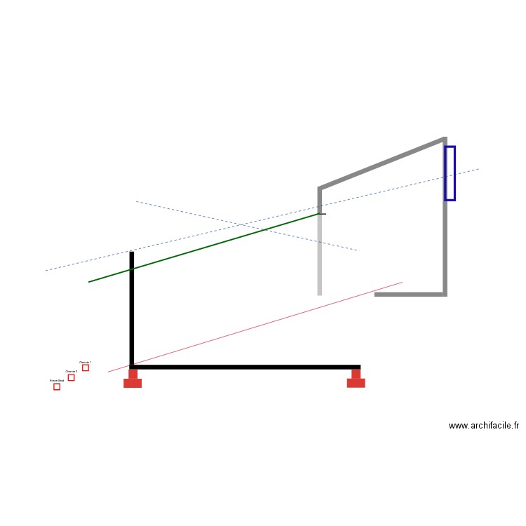 ATELIER Coupe. Plan de 0 pièce et 0 m2