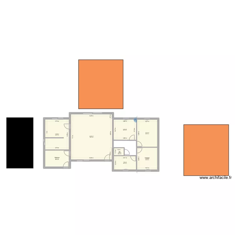 pavillon. Plan de 8 et 119 m² pavillon. Plan de 8 et 119 m²