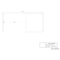 TABLE A LANGER avec porte