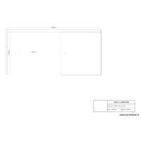 TABLE A LANGER avec porte