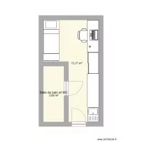 chambre 18 m2