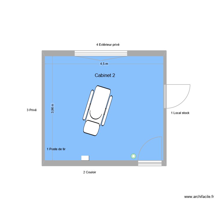 10369 Cabinet 2. Plan de 0 pièce et 0 m2