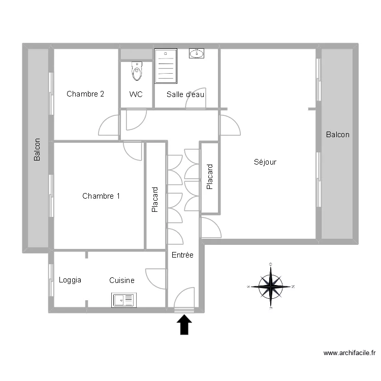 51082 LASZLO. Plan de 11  et 107 m²