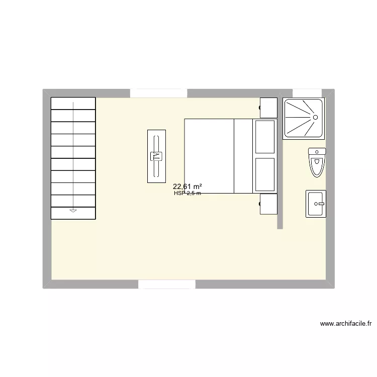 Haut de maison a baie-mahault. Plan de 1 et 23 m² Haut de maison a baie-mahault. Plan de 1 et 23 m²