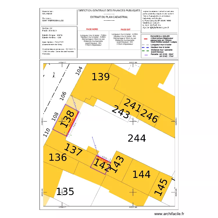 DP02 LEFEVRE LEA. Plan de 